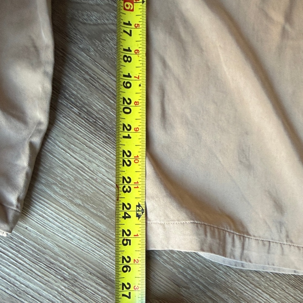 Reformation Mason Light Beige High-Waist 100% Tencel Pants Size: 4 - Picture 7 of 9
